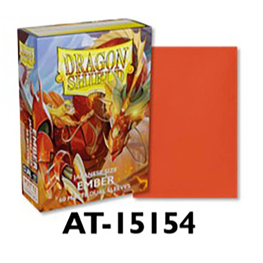 Arcane Tinmen -  Dragon Shield Japanese Dual Sleeves: Matte Ember (Box Of 60)