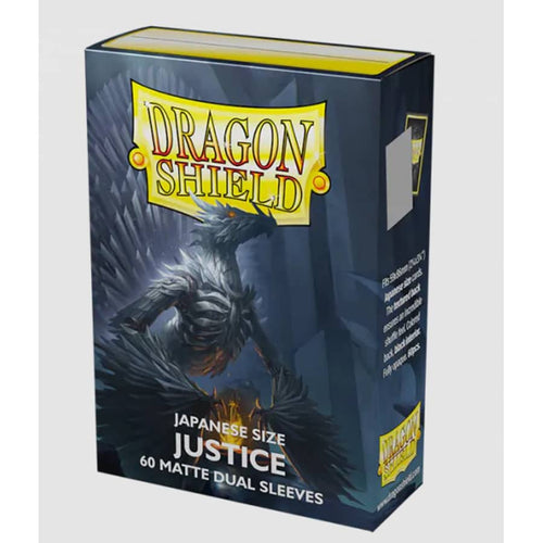Arcane Tinmen -  Dragon Shield Sleeves: Japanese Matte Dual Silver Sheen Metallic: Justice (60Ct)