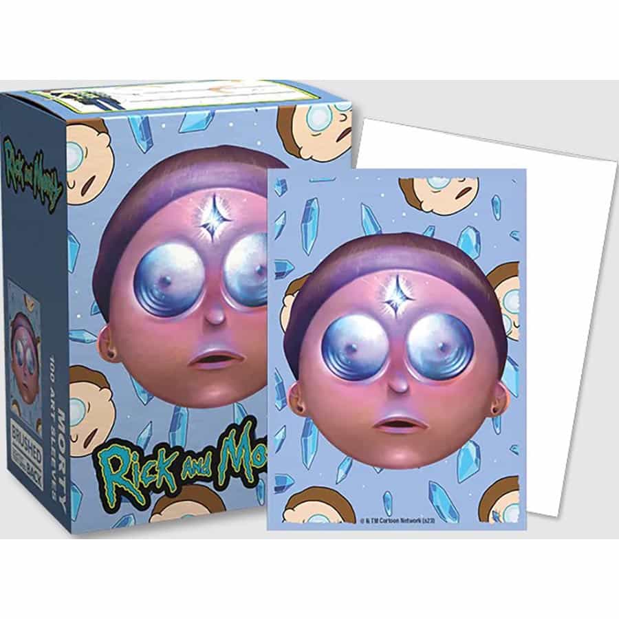 Arcane Tinmen -  Dragon Shield Sleeves: Brushed Art: Rick And Morty: Morty (100Ct)