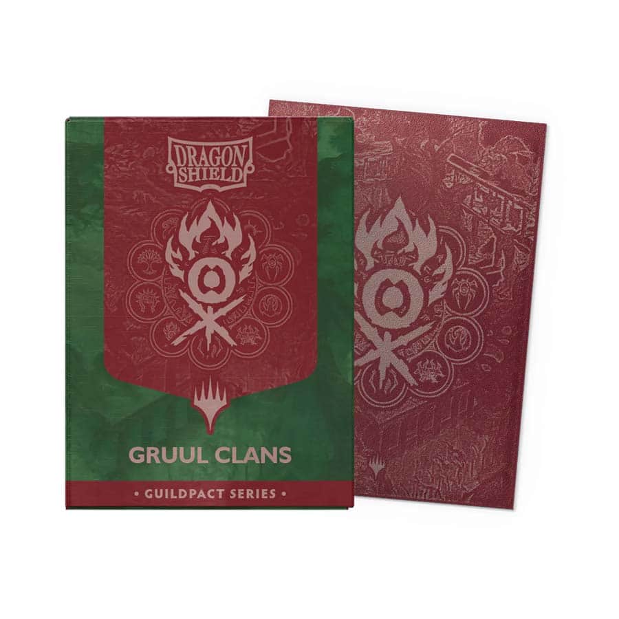 Arcane Tinmen -  Dragon Shield: Magic The Gathering: Guildpact Series: Matte Dual Art (Standard Size Licensed Sleeves): Gruul Clans (100Ct) Pre-Order