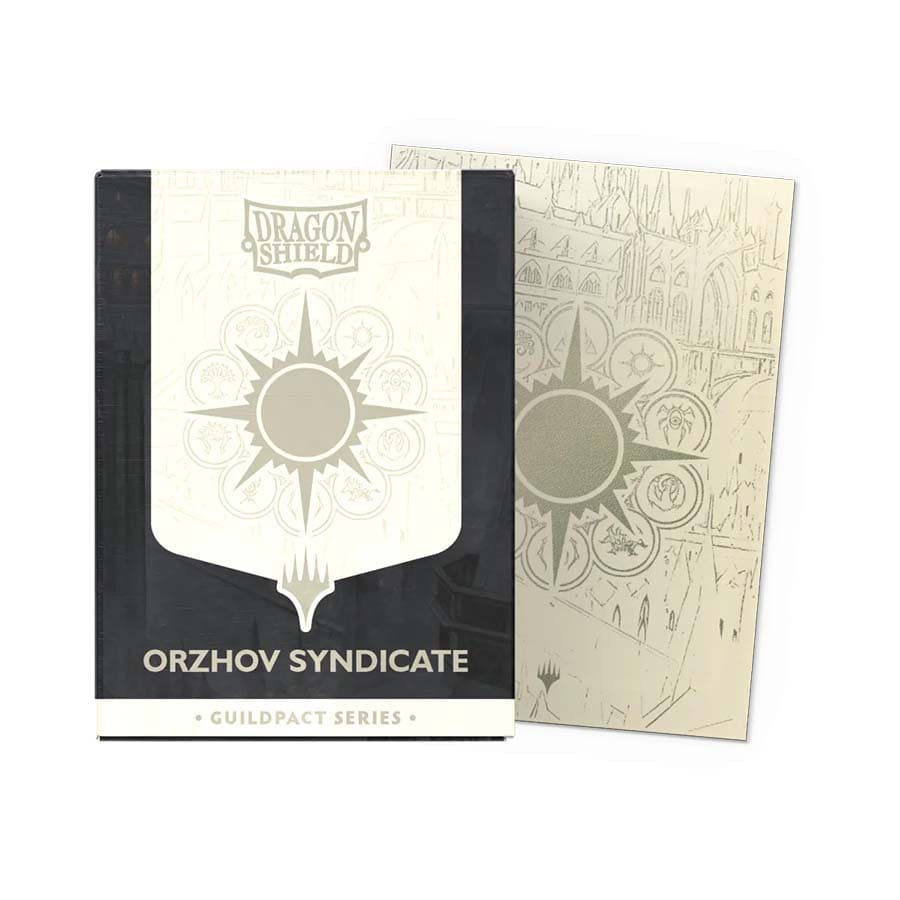 Arcane Tinmen -  Dragon Shield: Magic The Gathering: Guildpact Series: Matte Dual Art (Standard Size Licensed Sleeves): Orzhov Syndicate (100Ct) Pre-Order