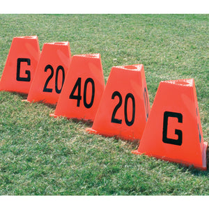 Sport Supply Group 1245127 Poly Flag Football Sideline Markers
