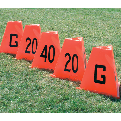Sport Supply Group 1245127 Poly Flag Football Sideline Markers