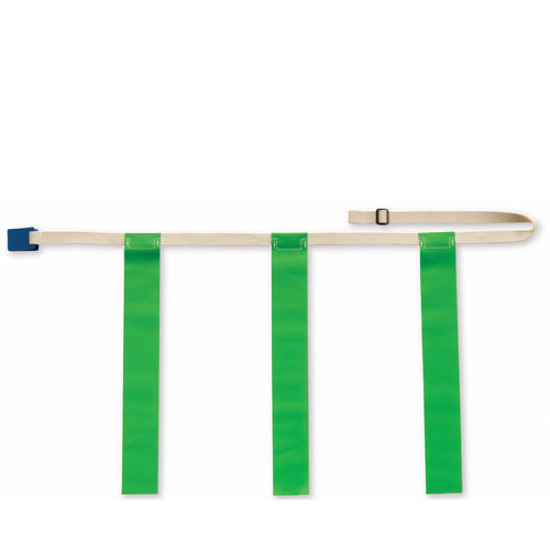 Powerhouse Triple Threat Flag Football Belts - Green - Small