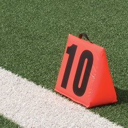 GameDay Solid Sideline Markers 5pc Set Football Field Equipment