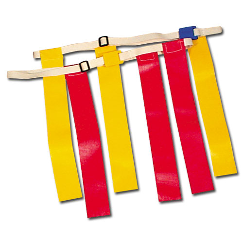 Collegiate Pacific 1149562 Triple Threat Flag Football Belts - Blue Small