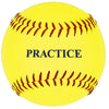 SSG / BSN 5PSBY11 11 Inch Yellow Practice Softball