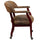 Bomber Jacket Brown Luxurious Conference Chair with Accent Nail Trim and Casters - Flash Furniture