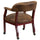 Bomber Jacket Brown Luxurious Conference Chair with Accent Nail Trim and Casters - Flash Furniture