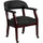 Black LeatherSoft Conference Chair with Accent Nail Trim and Casters - Flash Furniture