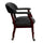 Black LeatherSoft Conference Chair with Accent Nail Trim and Casters - Flash Furniture