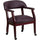 Burgundy LeatherSoft Conference Chair with Accent Nail Trim and Casters - Flash Furniture