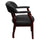 Black Vinyl Luxurious Conference Chair with Accent Nail Trim - Flash Furniture