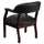 Black Vinyl Luxurious Conference Chair with Accent Nail Trim - Flash Furniture