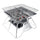 Brentwood  14 x 14 Inch Portable Stainless Steel Folding Charcoal BBQ Grill with Carry Bag