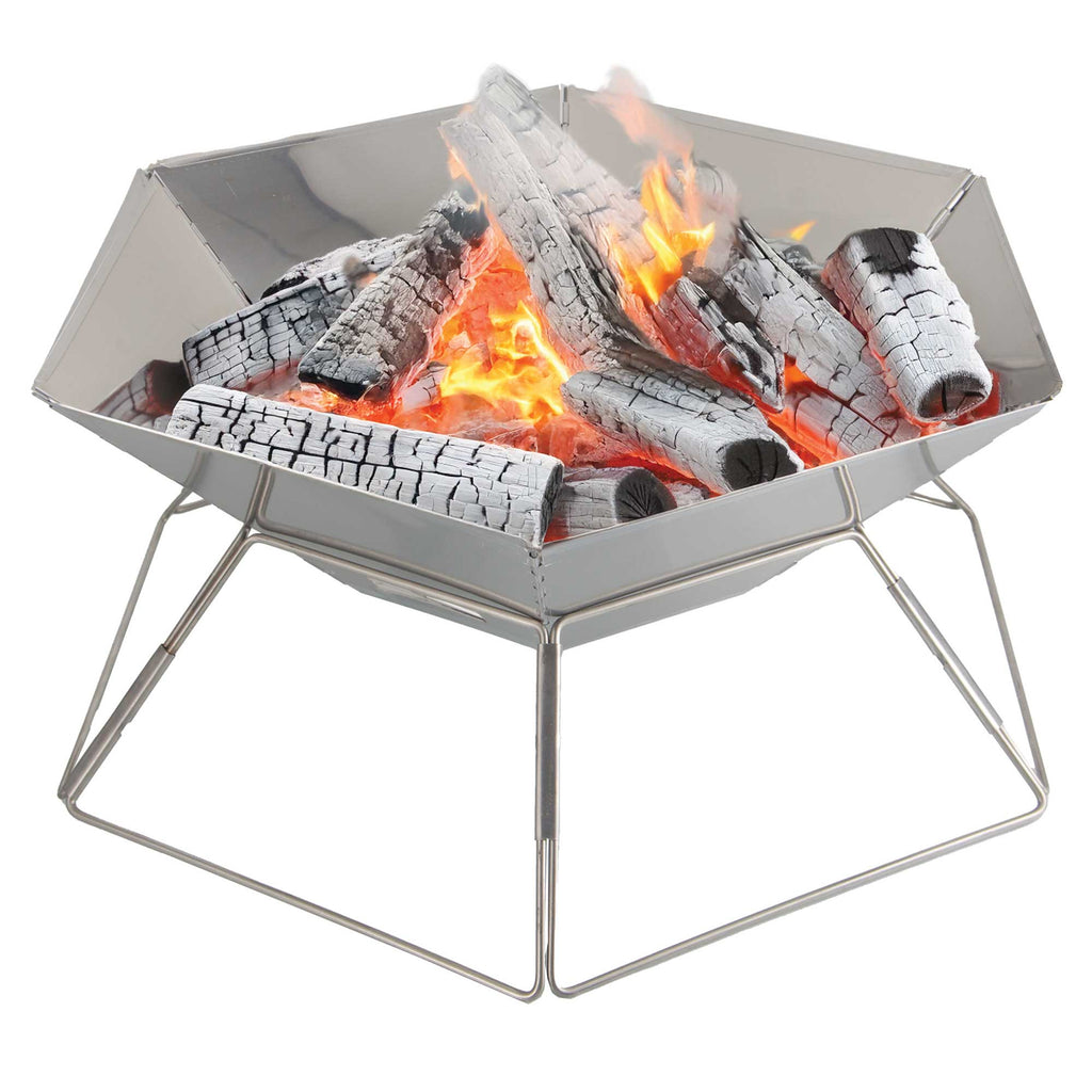 Brentwood  20'' Portable Stainless Steel Folding Charcoal BBQ Grill with Carry Bag
