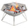 Brentwood  20'' Portable Stainless Steel Folding Charcoal BBQ Grill with Carry Bag