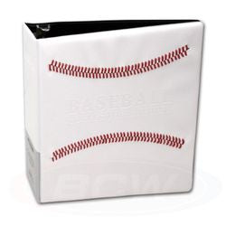 Bcw Supplies: Baseball Album 3In Card Binder White (1-Alb3m-Bb-Whi)