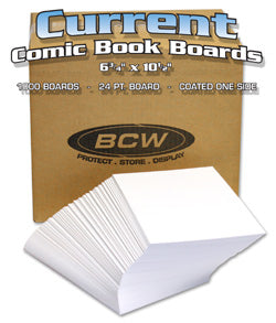 Comics And Art - Bcw Supplies: Backing Boards - 1000Ct. Current Comic Bulk (1-Bbcur-Bulk)
