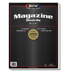 Bcw Supplies: Backing Boards - Magazine 100Ct (1-Bbmag)