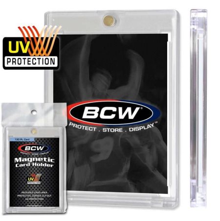 Bcw Supplies: Card Holder - Magnetic 130Pt Uv (1-Mch-130)