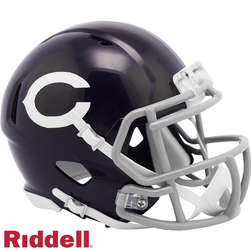 Chicago Bears Helmet Riddell Replica Mini Speed Style Color Rush 60's Classic - Riddell