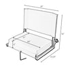 Stadium Chairs for Bleachers with Back Support - American Furniture Classics