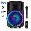 Befree Sound beFree Sound 12 Inch PA Bluetooth Rechargeable Portable Party Speaker with Reactive LED Lights - Factory Reconditioned