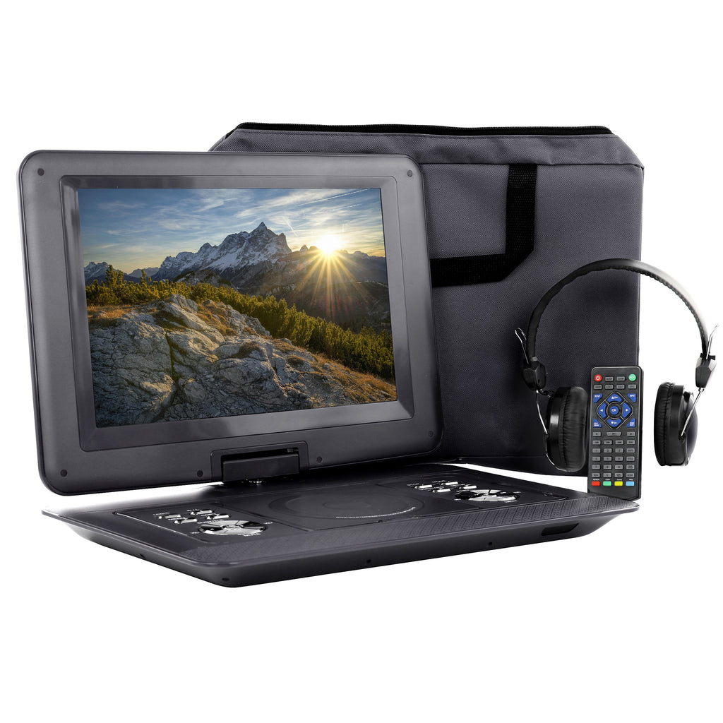 Befree Sound beFree Sound 14.1 Inch Portable DVD Player with Swivel TFT-LCD Screen and USB,SD,AV Inputs- Black - Factory Reconditioned