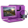 Befree Sound beFree Sound 14.1 Inch Portable DVD Player with Swivel TFT-LCD Screen and USB,SD,AV Inputs- Purple