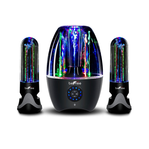 Befree Sound BeFree Sound 2.1 Channel Wireless Multimedia LED Dancing Water Bluetooth Sound System - Factory Reconditioned