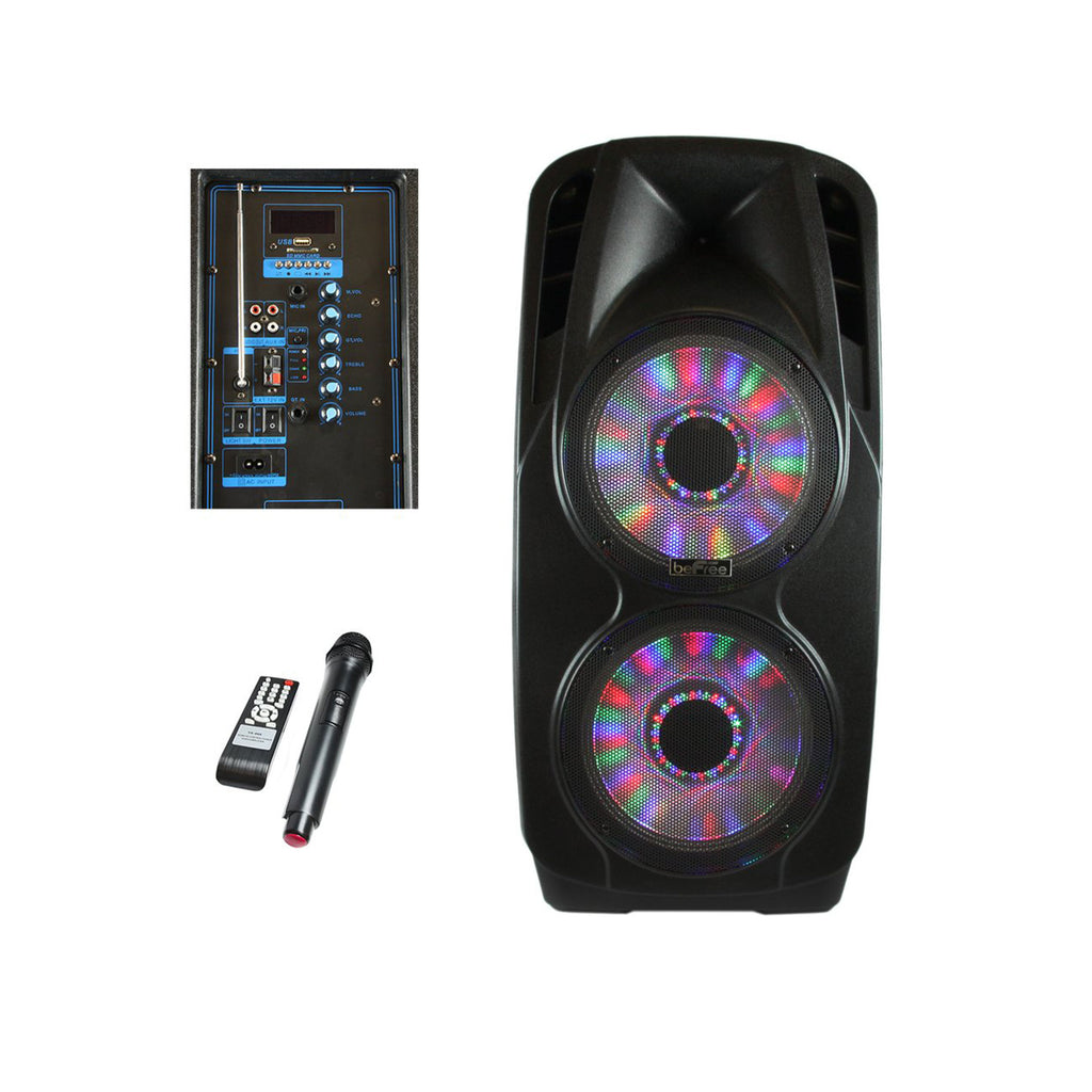 Befree Sound beFree Sound 2x's 12 Inch Woofer Portable Bluetooth Powered PA Speaker - Factory Reconditioned