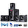 Befree Sound beFree Sound 5.1 Channel Surround Sound Bluetooth Speaker System in Black