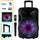 Befree Sound beFree Sound 12 Inch 2500 Watt Bluetooth Rechargeable Portable Party PA Speaker with Illuminating Lights