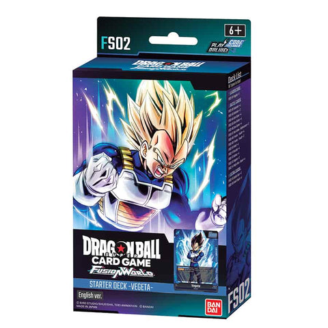 DRAGON BALL SUPER TCG - FUSION WORLD: VEGETA STARTER DECK 02