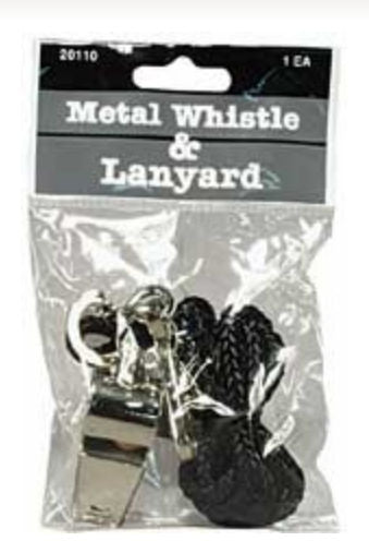 BAUMGARTENS Baumgartens Whistle with Lanyard CHROME (20110)