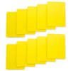 Brybelly Holdings GCUT-104-10 Set of 10 Yellow Plastic Poker Size Cut Cards