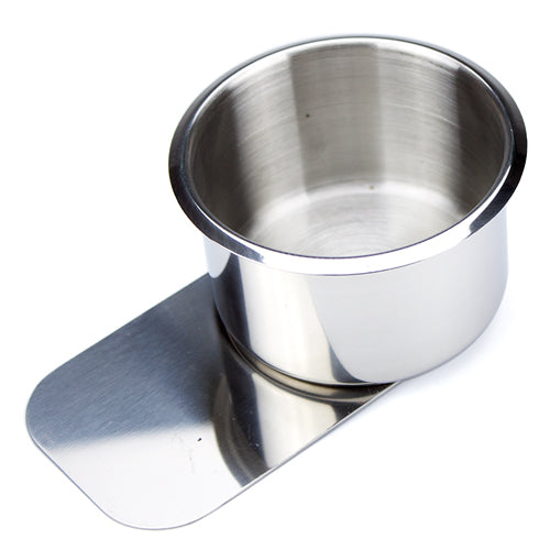 Brybelly Holdings GCUP-003 Small Stainless Steel Slide Under Cup Holder