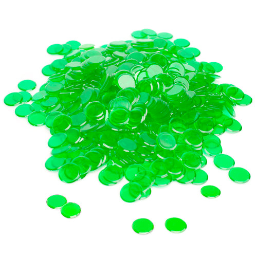 Brybelly Holdings GBIN-002 300 Pack Green Bingo Chips