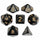 Brybelly Holdings GDIC-1130 7 Die Polyhedral Dice Set in Velvet Pouch  Stardust