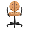 Basketball Swivel Task Office Chair with Arms - Flash Furniture