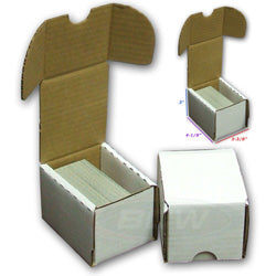 Bcw Supplies: Card Box - 100Ct Single Row Cardboard Bundle (50 Piece)  (1-Bx-G100)
