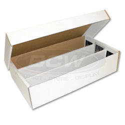 Bcw Supplies: Card Box - 3000Ct 3-Row Super Shoe Box Cardboard (25Ct) (1-Bx-Sshoe)