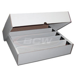 Bcw Supplies: Card Box - 5000Ct 5-Row Super Monster With Full Lid Cardboard (25Ct) (1-Bx-5000)