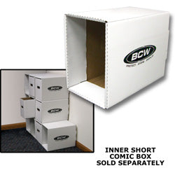 Comics And Art - Bcw Supplies: Comic Box - Short House Cardboard - Bundle Of 10 (1-Bx-Short-House)