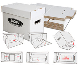 Comics And Art - Bcw Supplies: Comic Box - Short Doublewall Cardboard - Bundle Of 10 (1-Bx-Short)