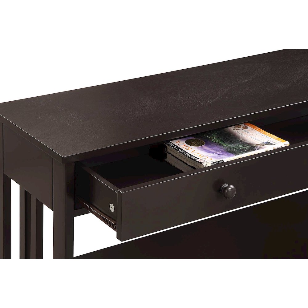 Mission 1 Drawer Console Table - Convience Concept, Inc.