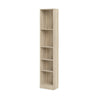 Element Tall Narrow 5-Shelf Office Bookcase, Oak Structure - Tvilum