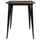 31.5'' Square Black Metal Indoor Bar Height Table with Walnut Rustic Wood Top - Flash Furniture