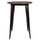 30'' Round Black Metal Indoor Bar Height Table with Walnut Rustic Wood Top - Flash Furniture